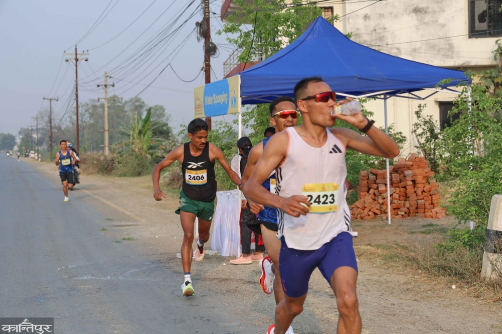 3rd Lumbini Peace Marathon title to Anis of Indian Army