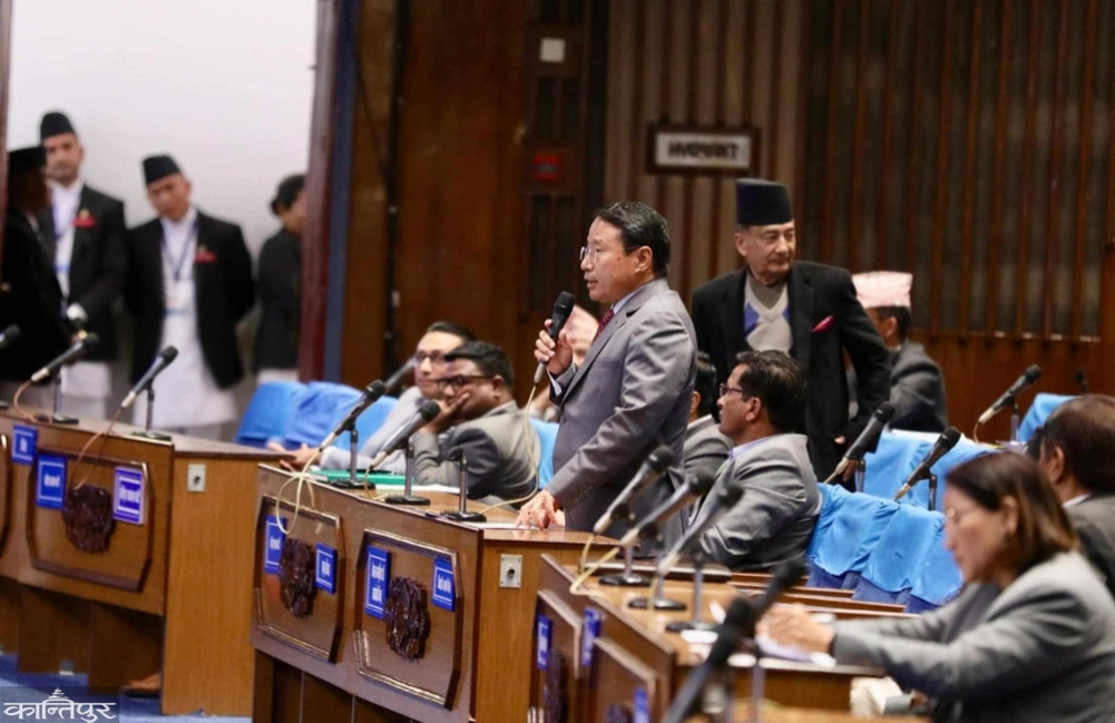 Former Finance Minister Pun's objection that the government has cut the amount of Shahid Marg