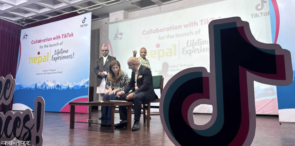 Agreement between Tiktok and Nepal Tourism Board