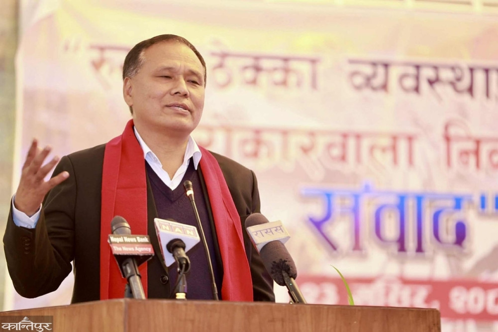 Country's development is not possible without construction entrepreneurs: Minister Ghising