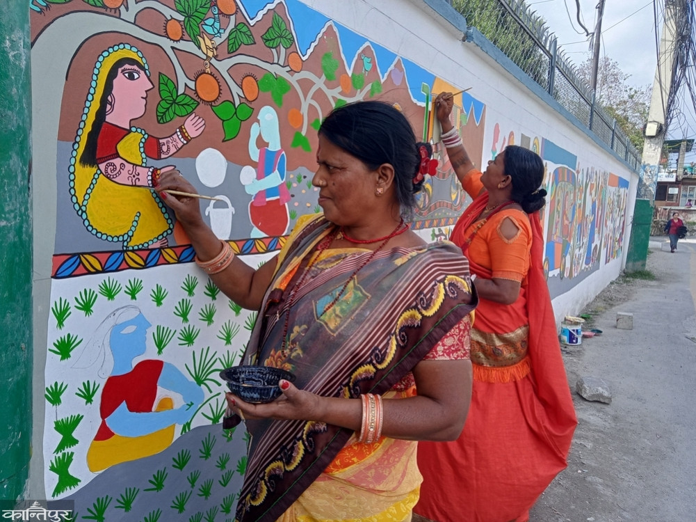 ”Life is painted in Mithila Art”