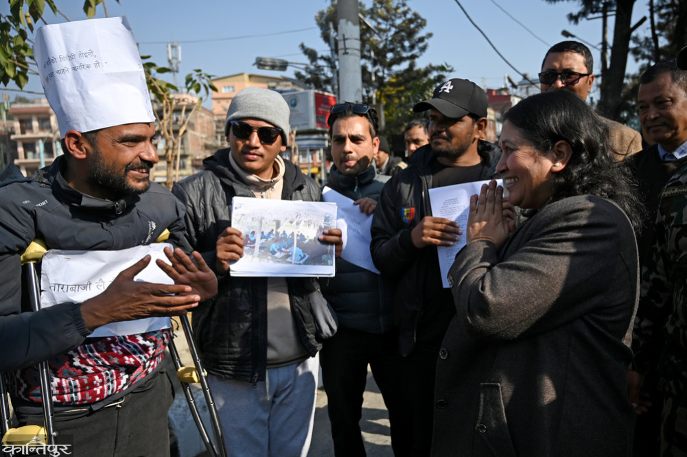 After the commitment of the Minister of Education, the sit-in of Maitighar was postponed