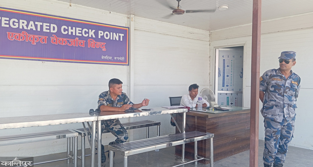 The integrated check point at Belhia in Rupandehi will be operational from October