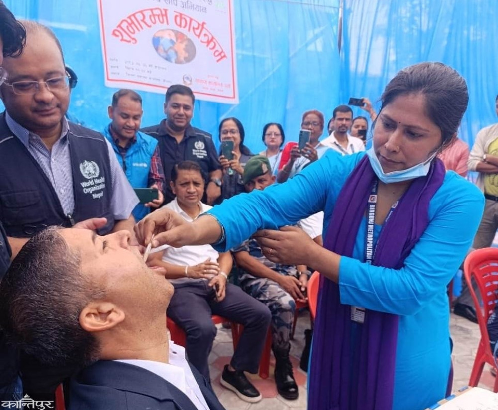 Over 188,000 people receive cholera vaccination in Parsa in three days