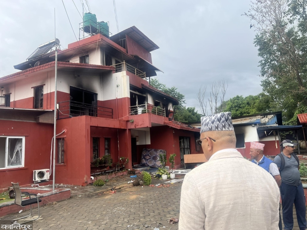 The youth who set fire to the Chief Minister's residence was arrested
