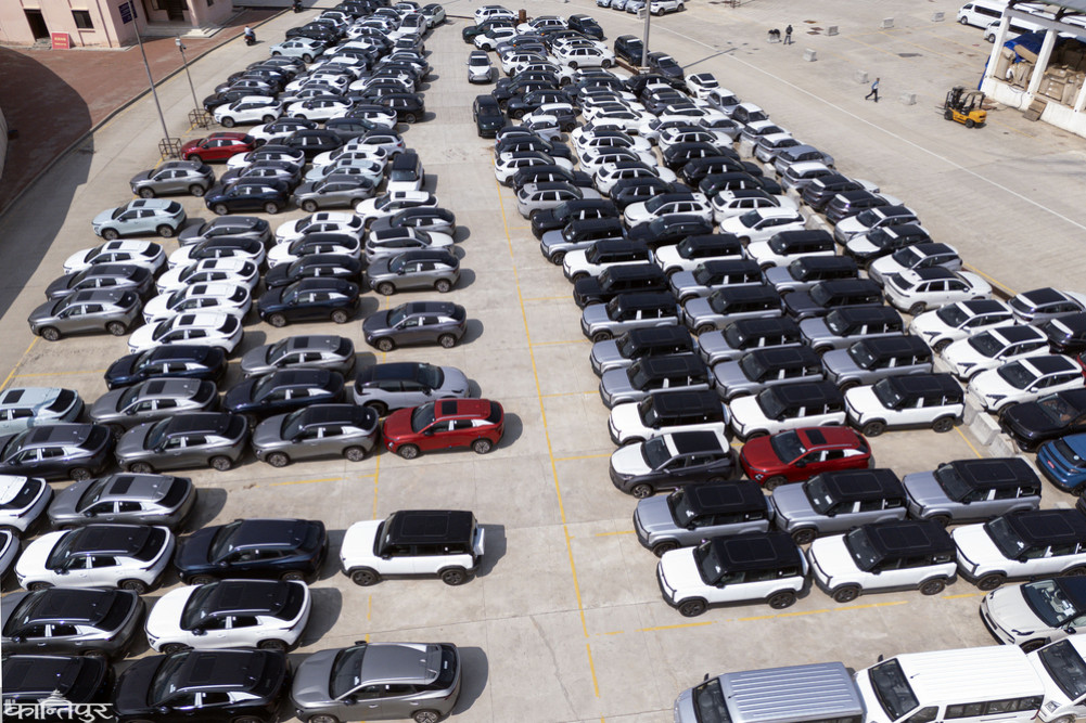 650 units of electric vehicles at Chobhar Dry Port