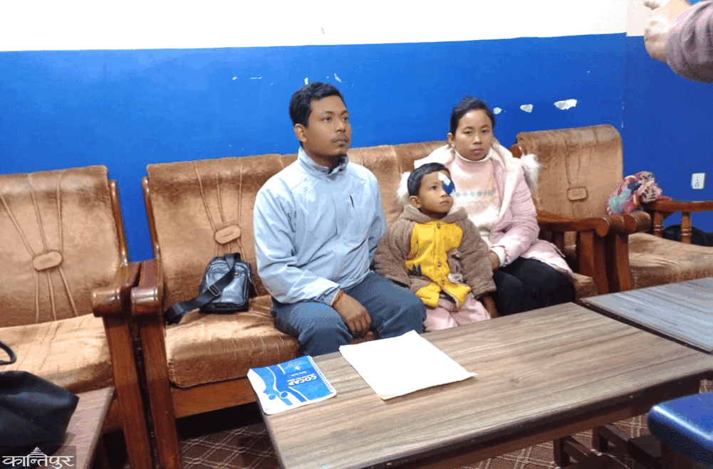 Child's eye seriously injured by teacher's beating