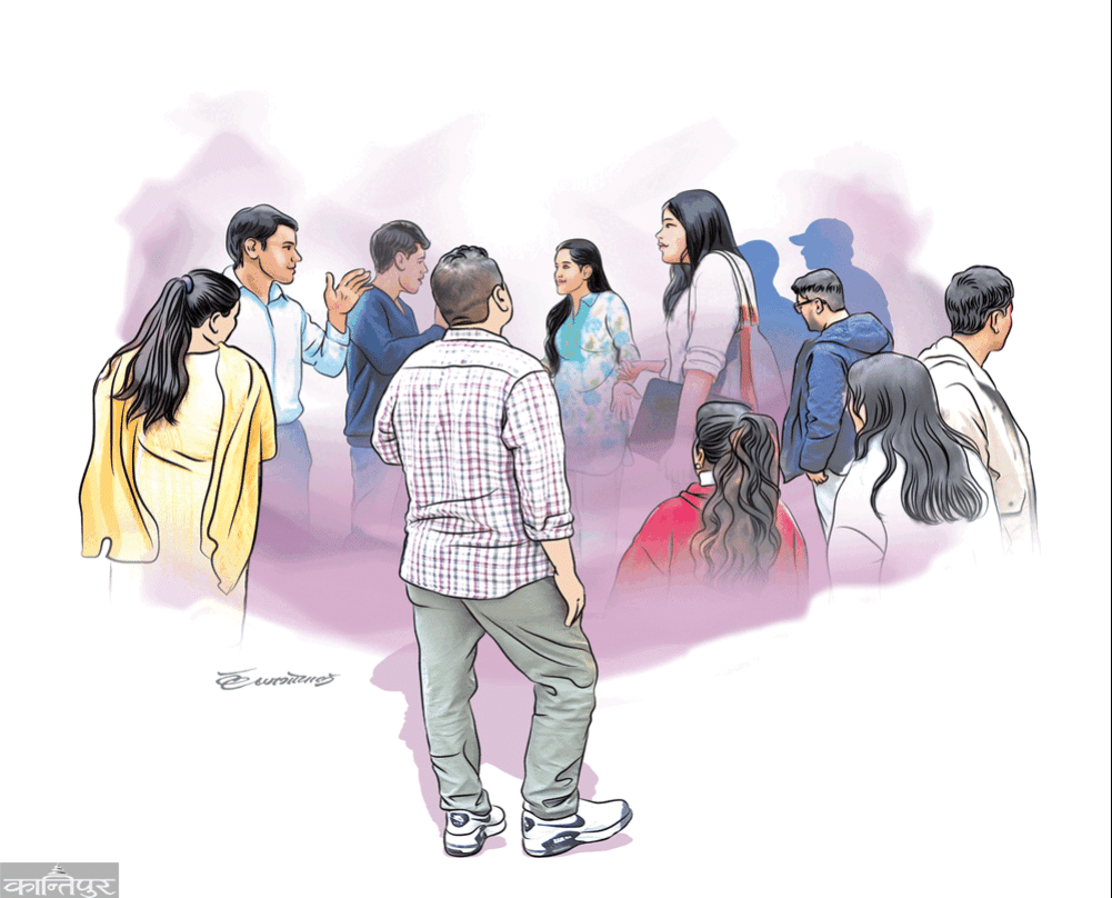Where are the absent teenagers of Nepal?