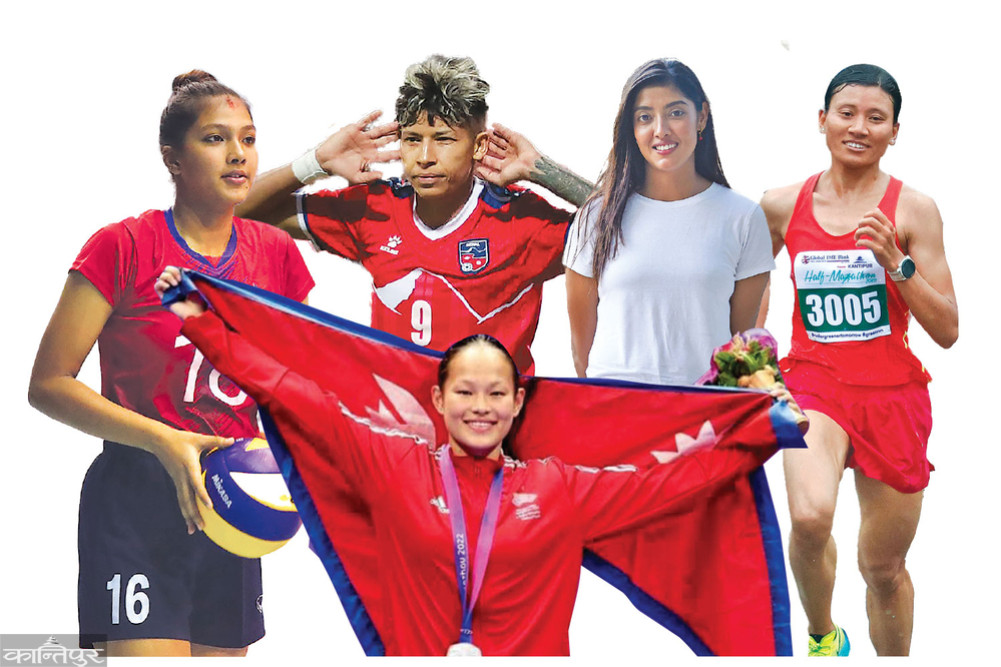 Nepali girls writing the story of victory