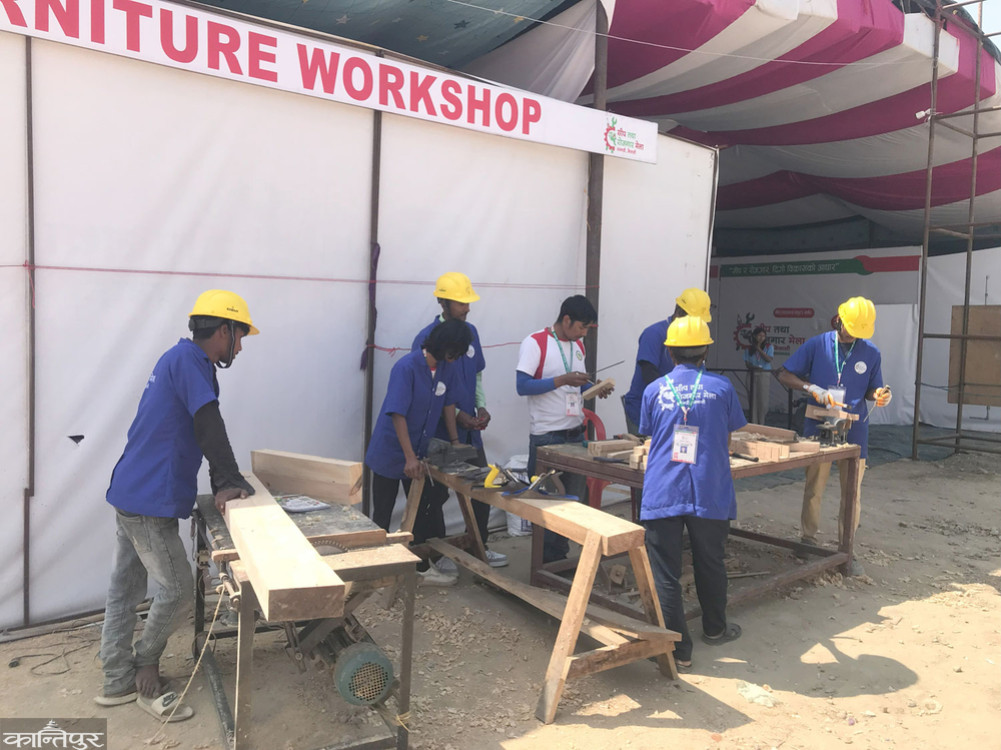 Skill training to 1000 youth at a time