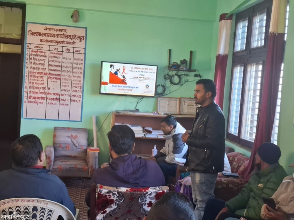 ART services provided to HIV-infected people in Dadeldhura through two hospitals