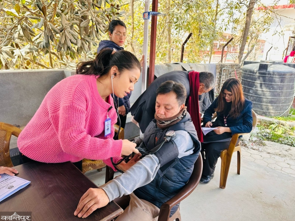 Non-communicable disease 'screening' campaign in Kavre