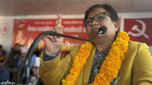 The government is involved in political corruption: Maoist Vice President Bhusal