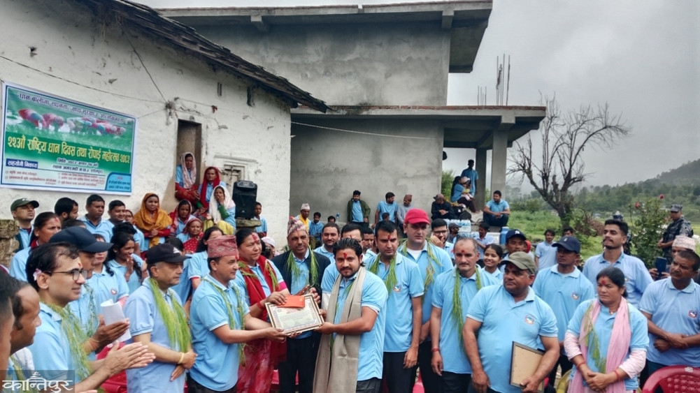 ”Bhimdatta Best Farmer Award” to three farmers of Dadeldhura
