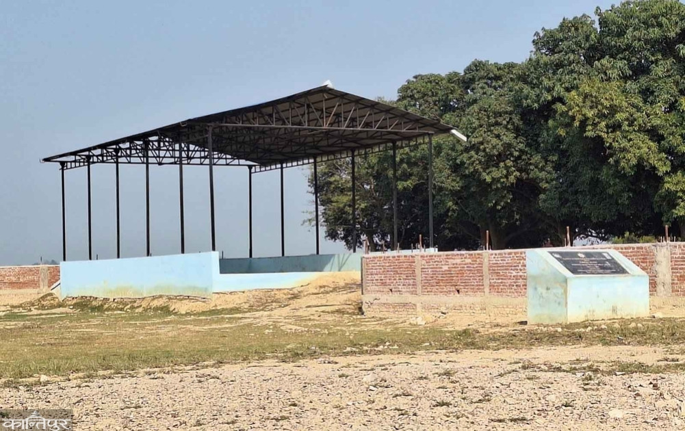 Garbage treatment center in the municipality of Rupandehi
