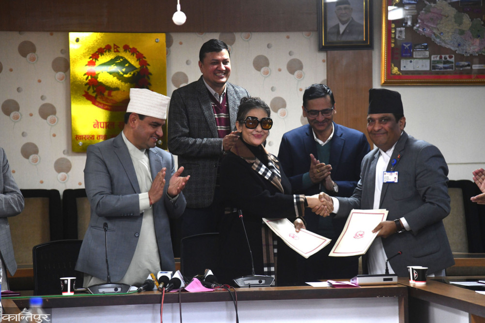 Manisha Koirala Goodwill Ambassador of HPV Vaccination Campaign