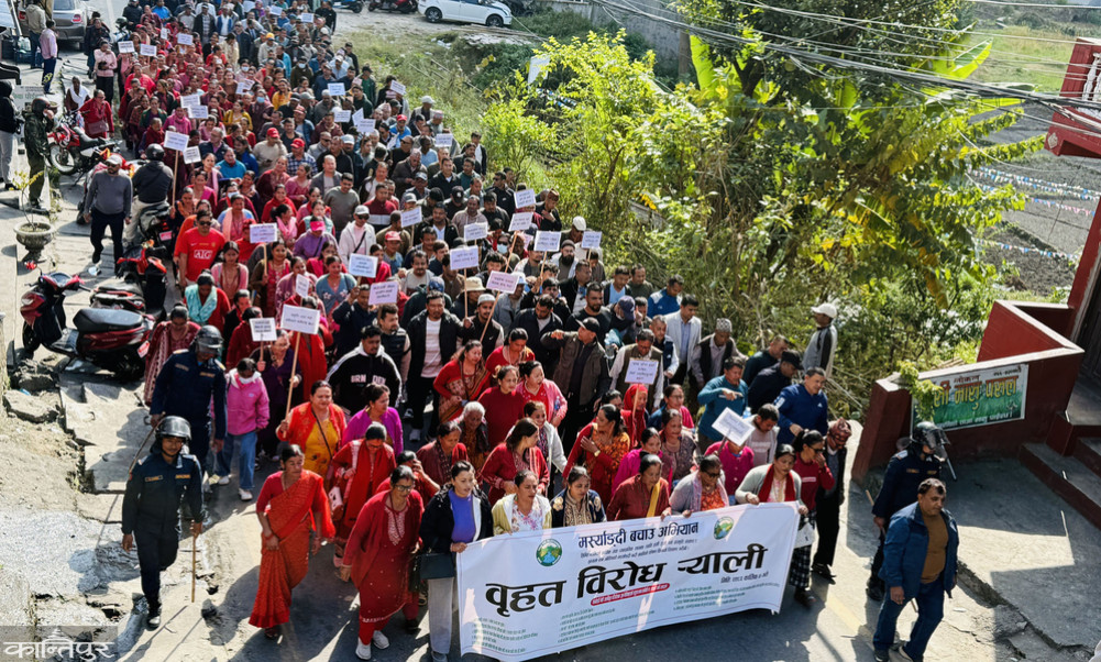Besisahar residents are determined not to allow the construction of a hydroelectric project, concerned about socio-environmental impacts and disruption of the natural life cycle