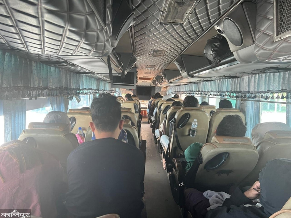 47 Nepalis rescued from Myanmar arrive in Kathmandu