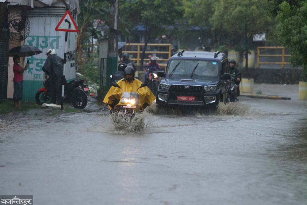 Chance of heavy to very heavy rain at some places of Koshi, Bagmati and Gandaki