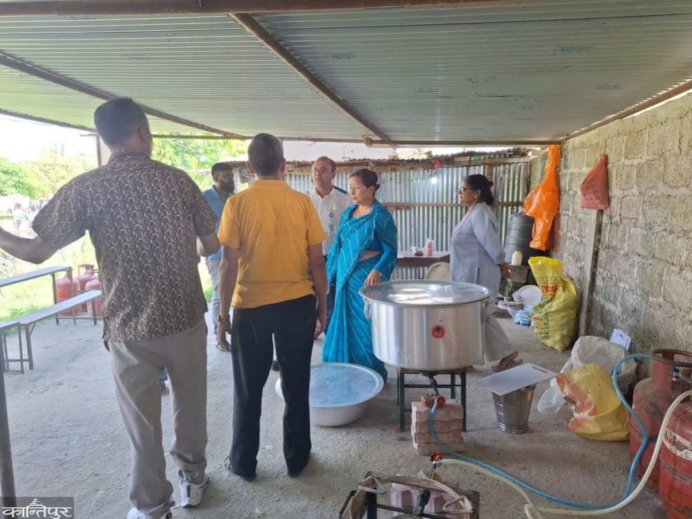 Operation of 'Megha Kitchen' for lunch in Hetaunda