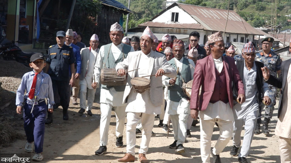 Older generation carrying on the tradition of Panchebaja