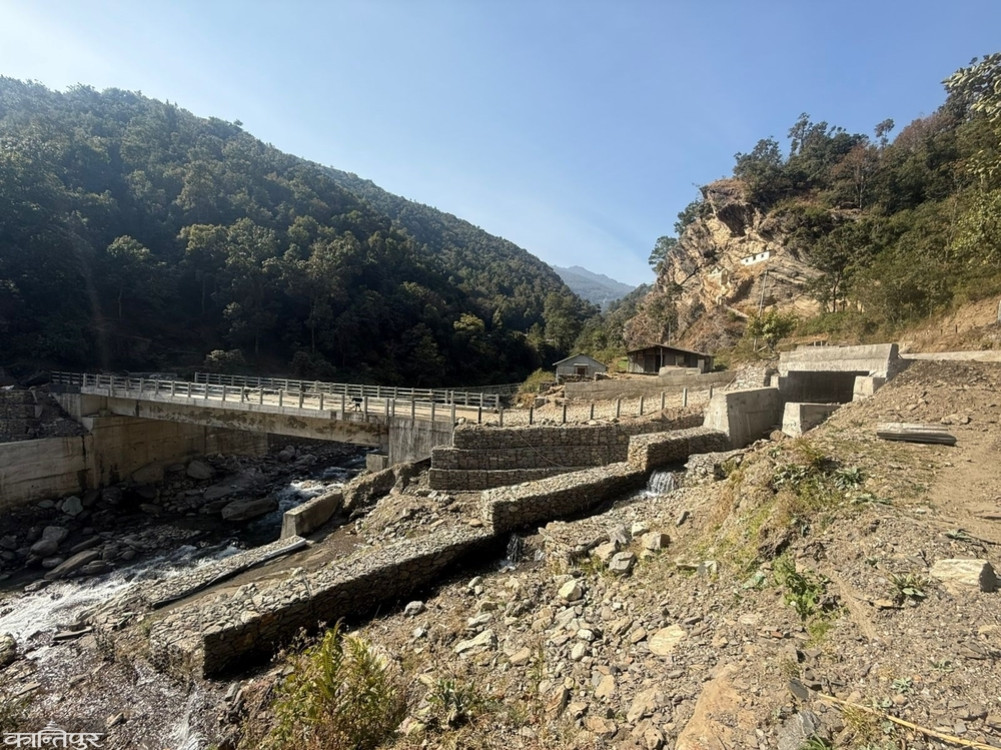 Transportation becomes easier with the construction of the bridge