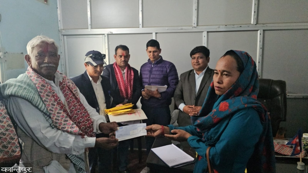 Distribution of relief to 37 households that suffered human and livestock losses from wild animals