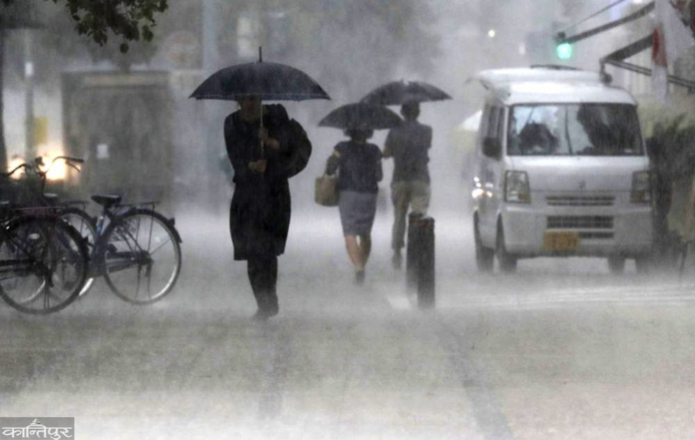 Chance of heavy rain at one or two places in Koshi, Bagmati, Gandaki and Lumbini