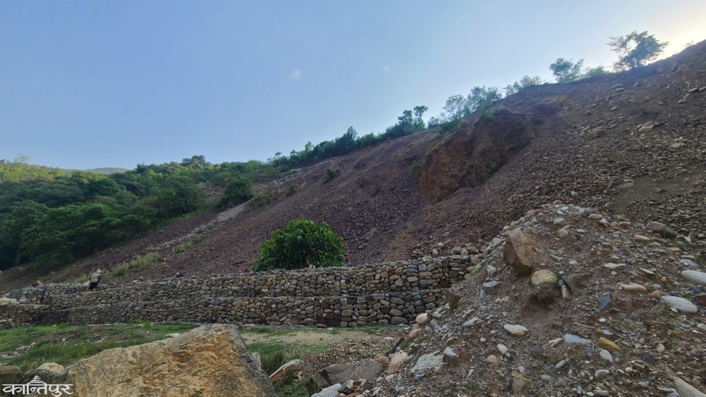 Landslide under Rolpa hospital, delay in control