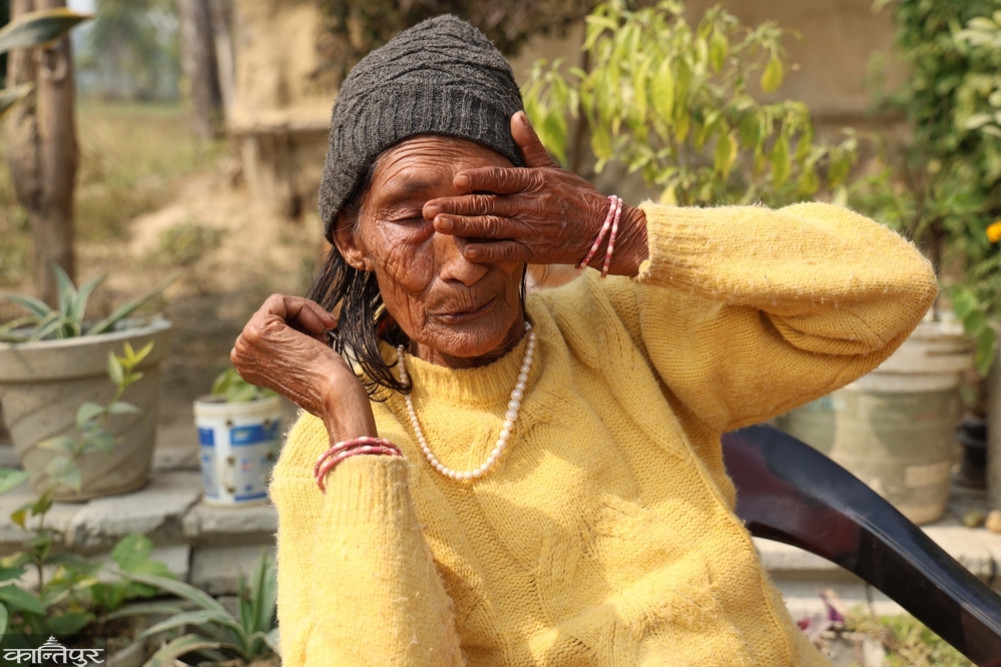 A mother who lost two sons in the armed conflict says - 'Sorrow cannot be hidden'.