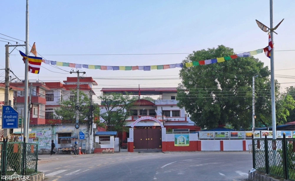 The ancient city of Kapilvastu is being decorated for Buddha Jayanti