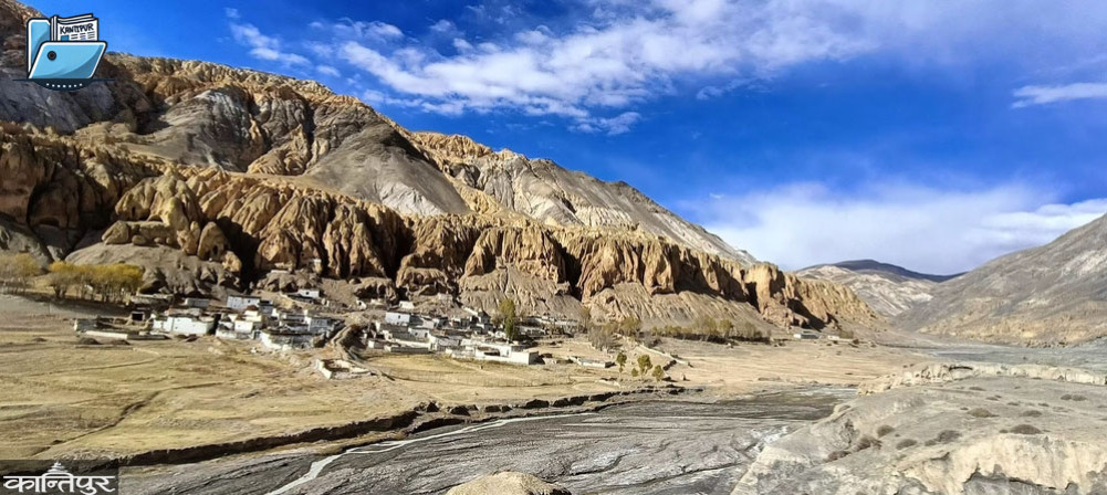 Impact of climate change: Two villages in Mustang were displaced after the water began to dry up