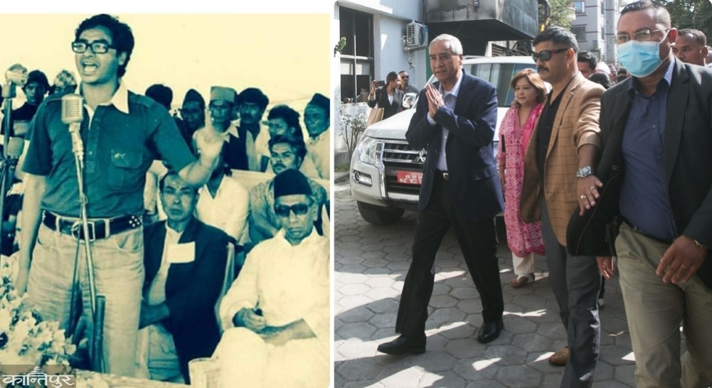 Deuba, who emerged from student politics, took a leave after the Gen-J movement