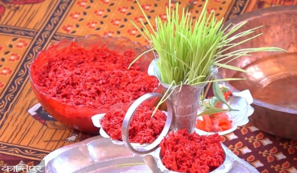 Special Day of Dasain: At 11:53 pm, Tika Thapne should return east