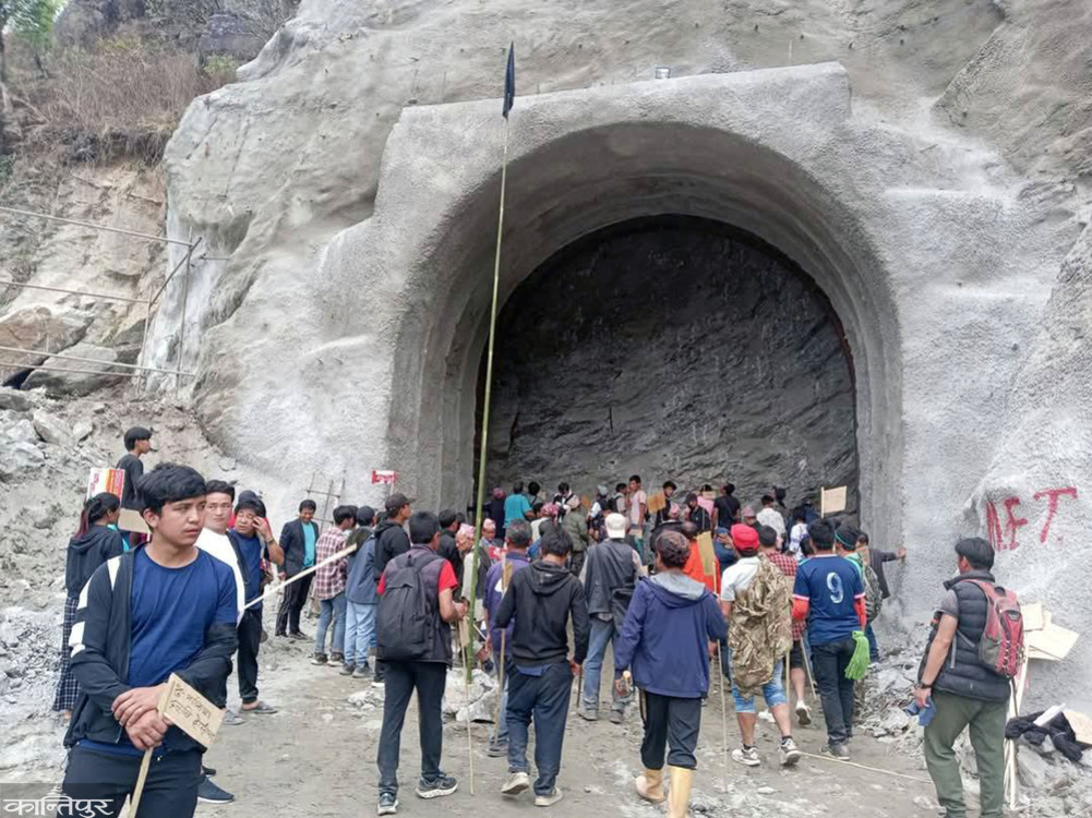 Discussion today on Upper Tamor barrier