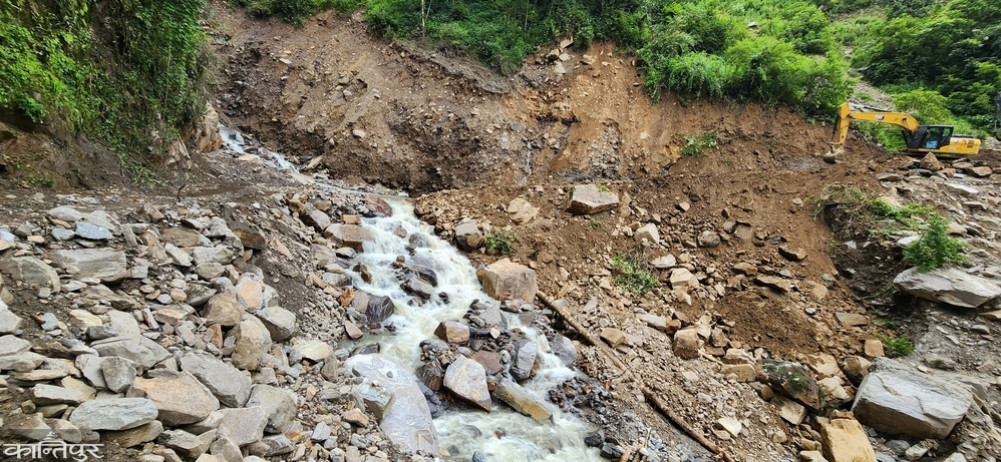 The Lelep section of the north-south highway, which has been blocked since June 25, has been opened