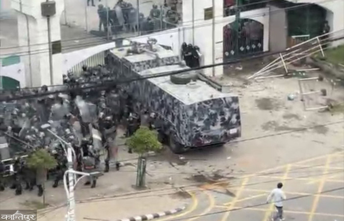 Army deployment in New Baneshwar area