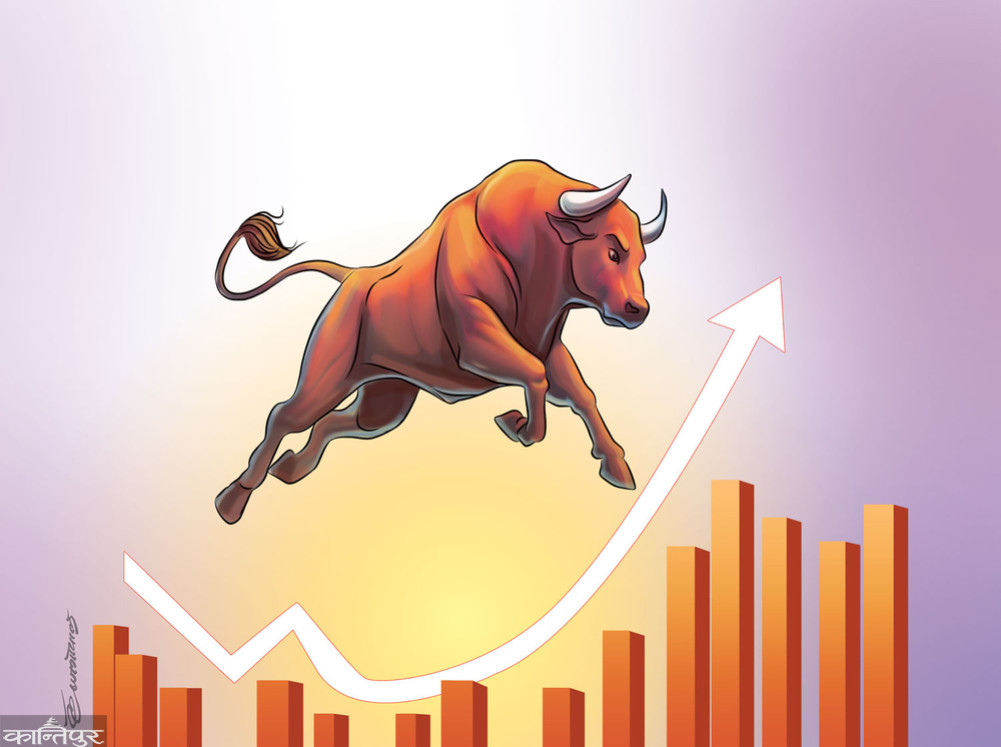 A slight increase in NEPSE, a turnover of 8 billion