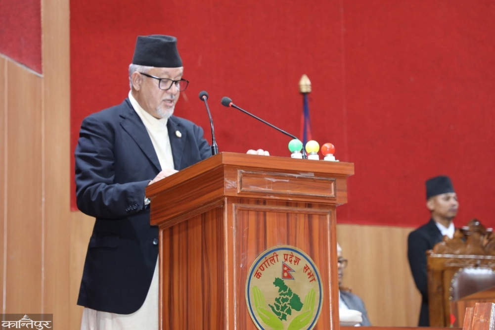 The budget of Karnali is 32 billion 99 million 66 lakh 55 thousand