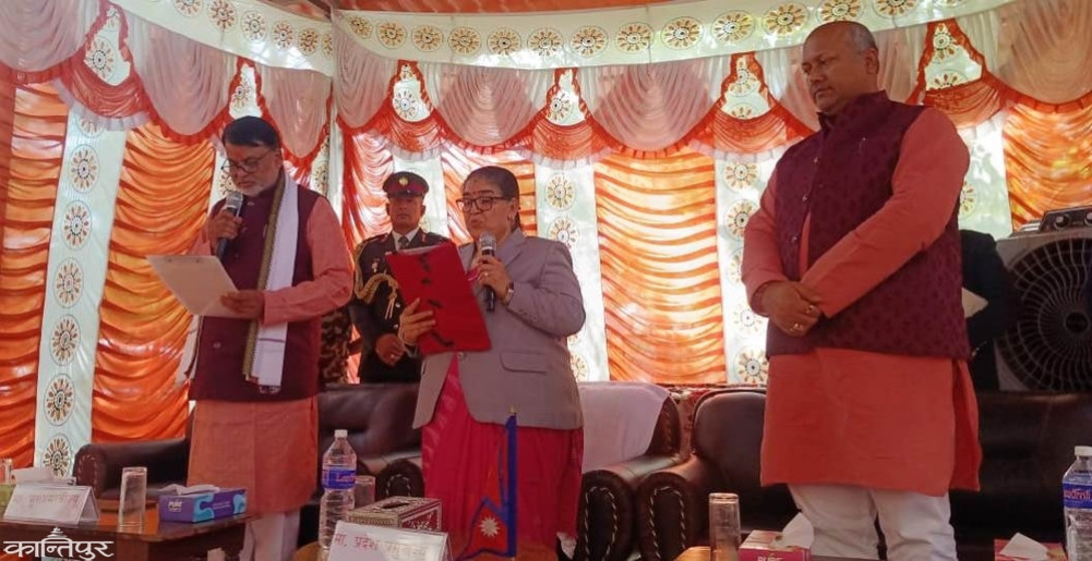 Two ministers, including newly appointed Madhesh Chief Minister, take oath