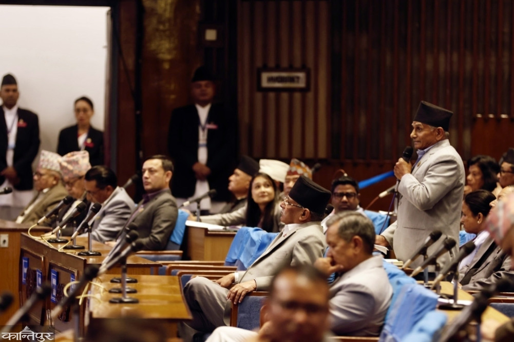 Maoist's objection in Parliament for giving zero marks to Kulman's performance