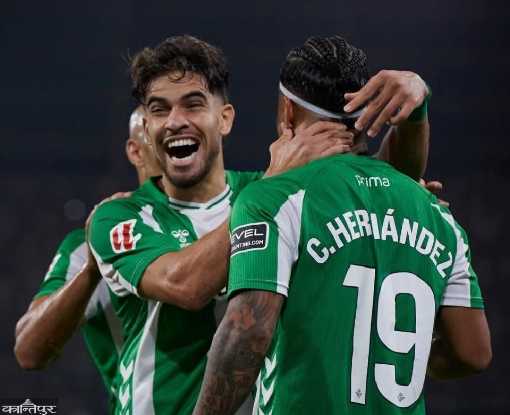 Real Betis in the top four