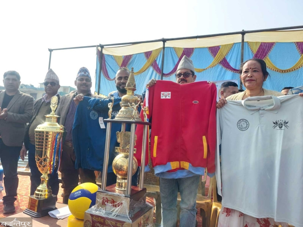 Dudraksha Cup Volleyball in Sainamaina