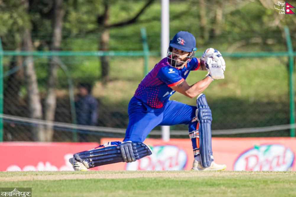 Bhurtel's half century against Kuwait