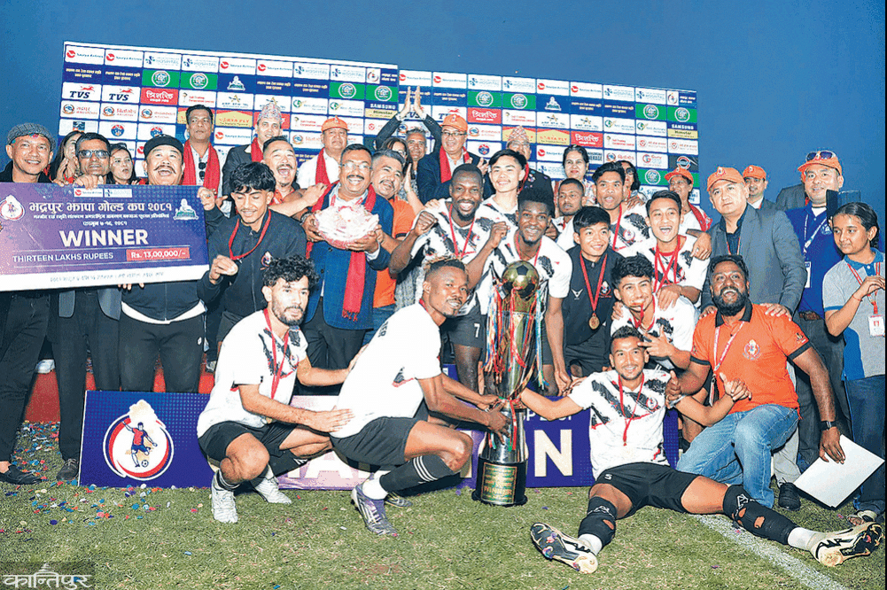 The title to host Blazers in the Bhadrapur Gold Cup