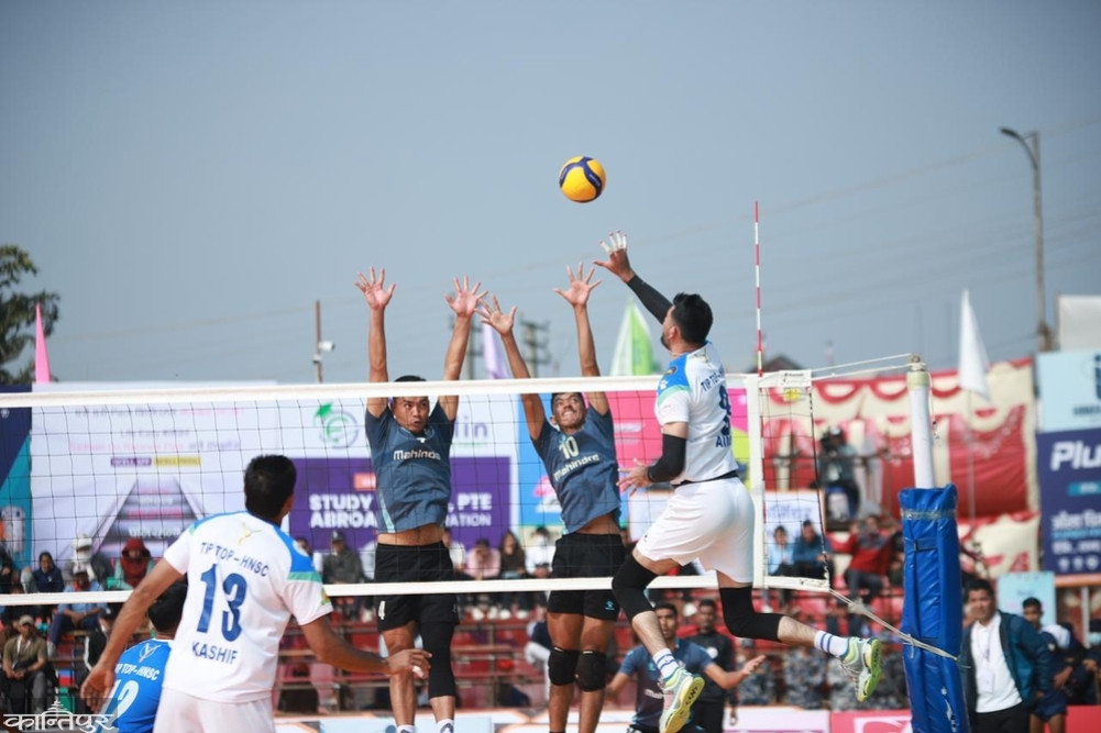 Tiger Cup Volleyball: APF lost to Help Nepal, out of the tournament