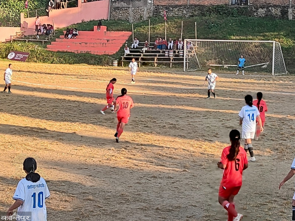 Maiwakhola Rural Municipality makes a winning start in the Kanchenjunga Seselung Women's Gold Cup Football