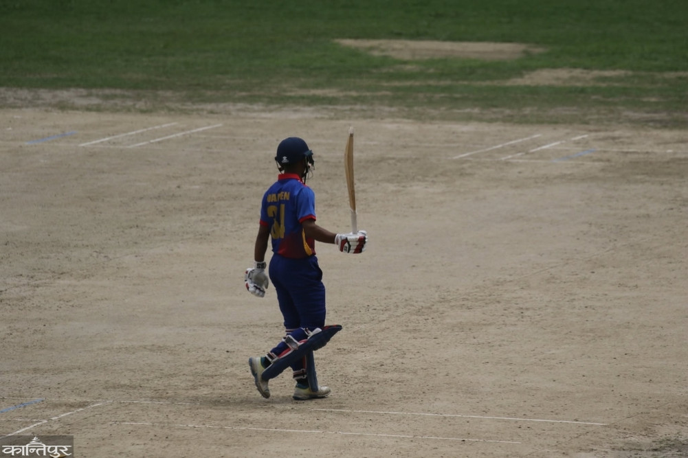 A good score for Nepal with Narine's half century
