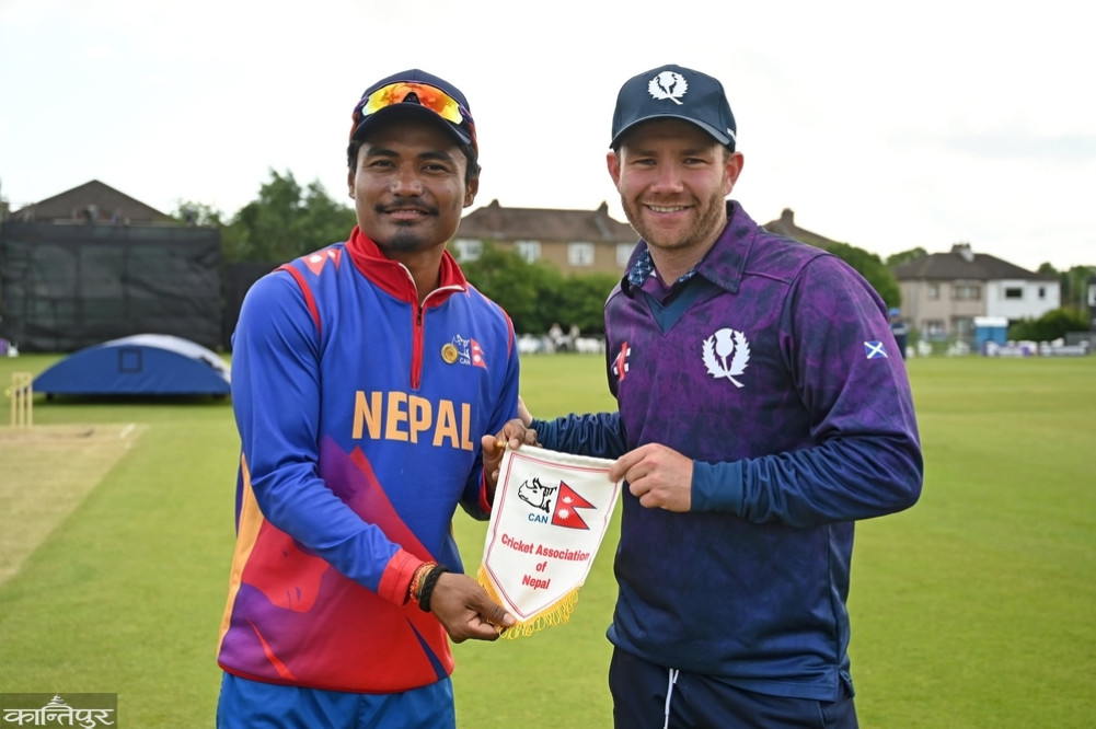 Against Scotland, Nepal bowled first, replacing Nandan