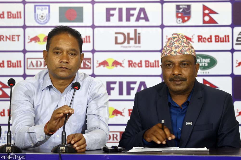 The preparations for the friendly match between Nepal and Bangladesh are complete